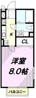 リベルテ豊田【2階】の間取り