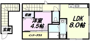 メゾン・ウィステリア【2階】の間取り