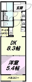 シャルム【3階】の間取り