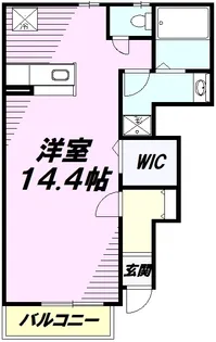 リバーストーンⅡ【1階】の間取り