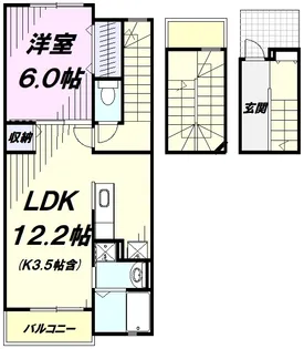 ヴィオレッタ【3階】の間取り