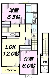 ファイン・ヒルA【2階】の間取り