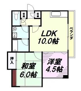 アーバンコート佐藤【2階】の間取り