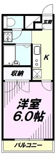 アンプルール ブワ レジェンド【2階】の間取り