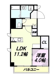 アベニューA【4階】の間取り