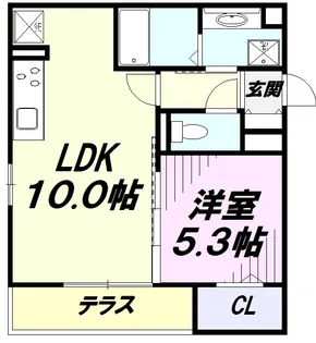 Eterno【1階】の間取り