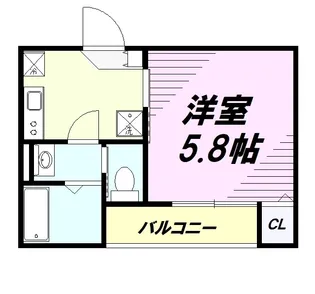 MELDIA八王子【3階】の間取り