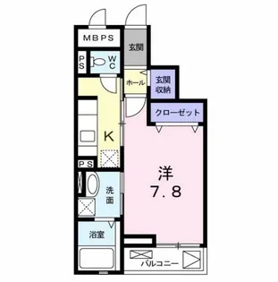 SUNNY SIDE【3階】の間取り