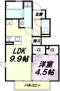 エスペランサ【1階】の間取り
