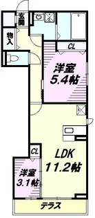 アネモネ元本郷【1階】の間取り
