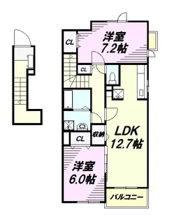 グラン フォレストA【2階】の間取り