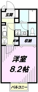 ウェーブ【1階】の間取り