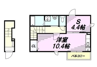 メゾン・ド・アンジュ【202号室】の間取り