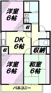 アメニティ B【2階】の間取り