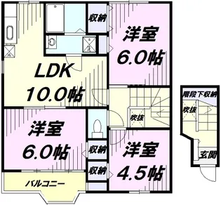 サンパティーク・ロジュマン【2階】の間取り