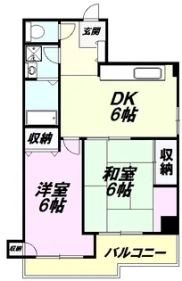 ミレニアムパレス【3階】の間取り