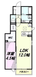 エミネンス・アン【1階】の間取り