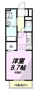 チェリー・ヒル【1階】の間取り