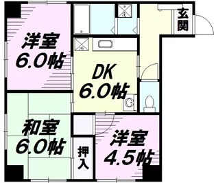 メゾン・ゆうしん【3階】の間取り