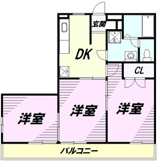 アンプルール ブワ レジェンド【1階】の間取り