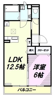 ブリージン B【3階】の間取り