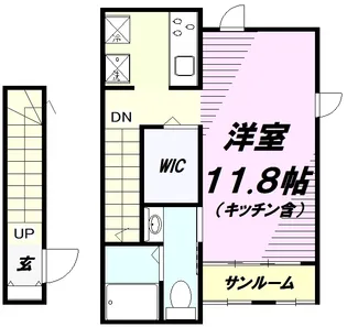 サンライズT−ハウス【2階】の間取り