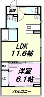 Dスクエア元本郷【2階】の間取り