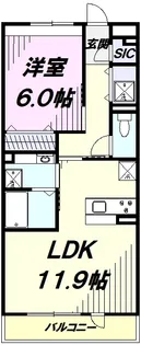 SPIRAL TOWN【2階】の間取り