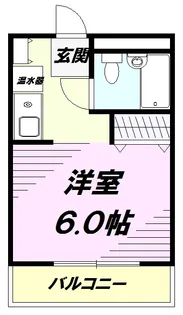 M.T小山【205号室】の間取り