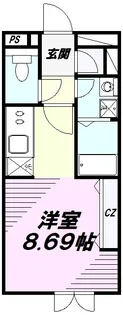 オーキッド【2階】の間取り