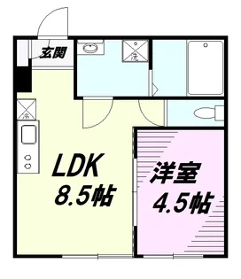 フローレンスベリー八王子【2階】の間取り
