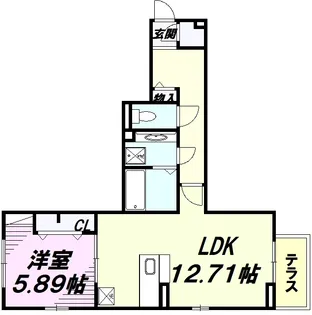 Dポルタ【1階】の間取り