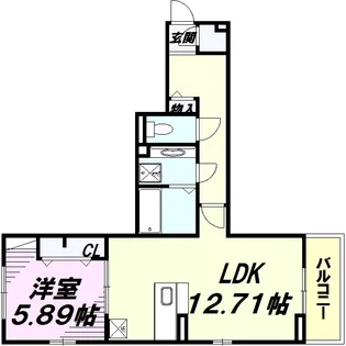 Dポルタ【3階】の間取り