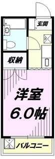キャビンタコス【2階】の間取り
