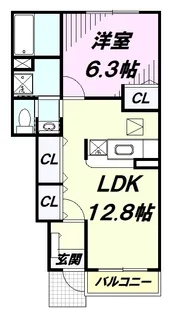 KハウスⅣ【1階】の間取り