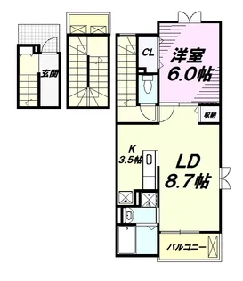 ドエル80【3階】の間取り