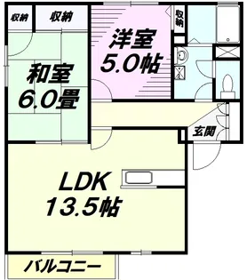 ファンテーヌオオマチ【2階】の間取り