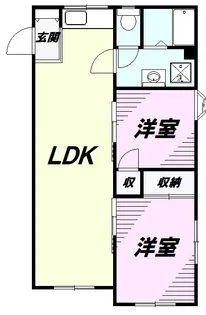 ハイムエスポワール【201号室】の間取り
