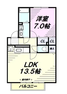 アミティエ【2階】の間取り