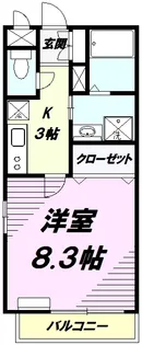 アイム・MNT【4階】の間取り