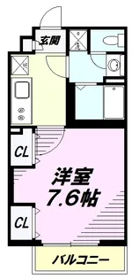 ヴィラ堀之内【1階】の間取り