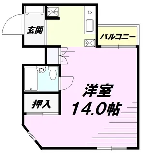 アルファライフ【201号室】の間取り