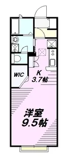 エスペランスドゥフルール【2階】の間取り