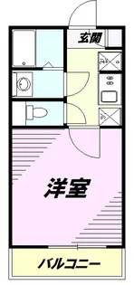 レジデンスウエスト小作【2階】の間取り