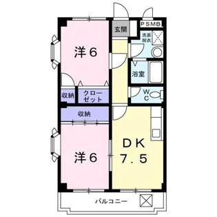 コートヴィレッジ21【2階】の間取り