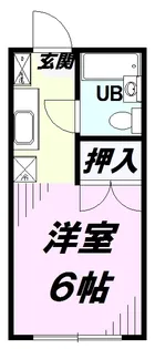 1Rの間取り画像