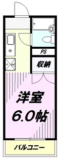 ハイツ井上【1階】の間取り