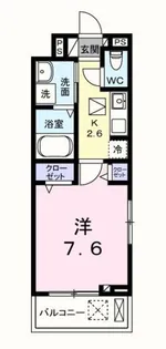 クレスト TS【1階】の間取り