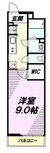 ヴィラ南大沢【3階】の間取り