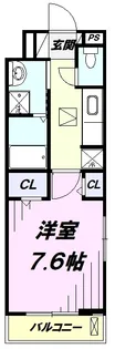 メゾンドヌール山崎Ⅱ【1階】の間取り